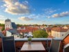 4 Zimmerwohnung mit Balkon im Stadtzentrum / z. Zt. vermietet - Aussicht vom Dachbalkon über die Dächer der Stadt
